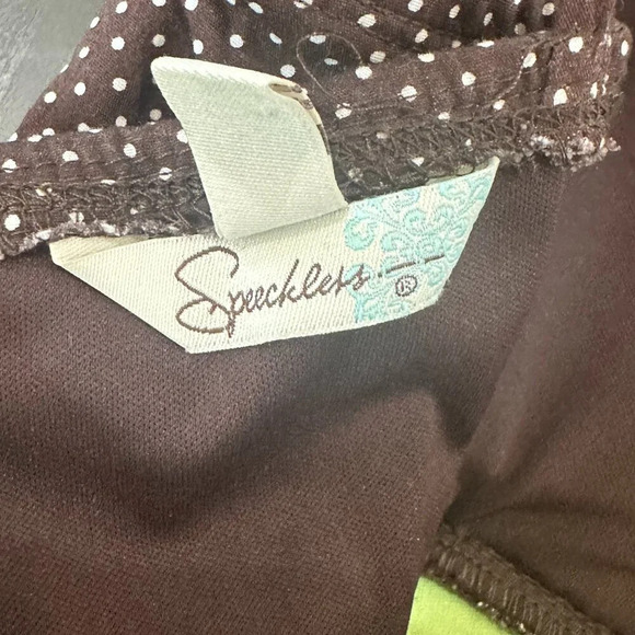 VINTAGE Speechless Party Dress Brown Polka Dots with Sash Tulle - size small - Picture 10 of 12